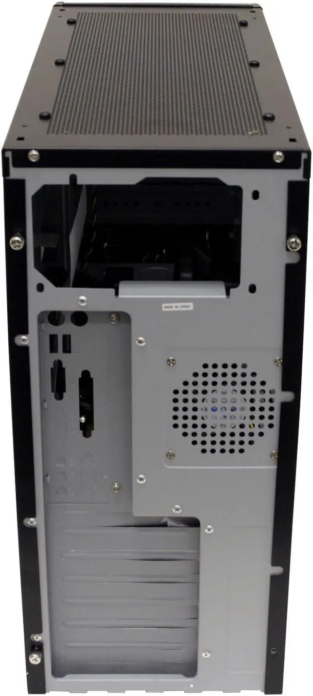 Alt view image 8 of 10 - CODEGEN E-6097-CA-W/O Black Steel ATX Mid Tower Computer Case