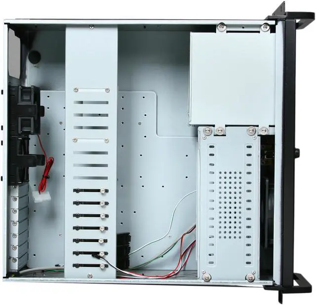 Alt view image 6 of 7 - ARK 4U-500-CA Black 4U Rackmount Case 3 External 5.25" Drive Bays