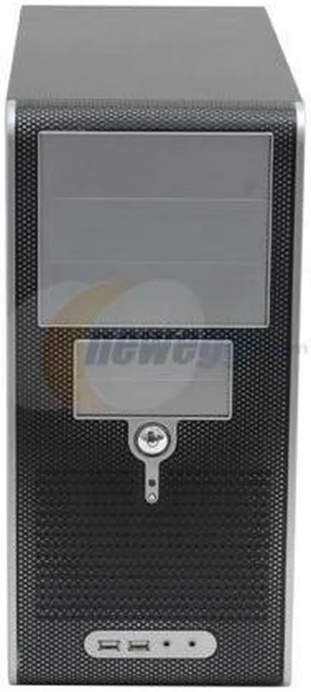 Alt view image 4 of 16 - CODEGEN 4C-4063S-CA Black/Silver Steel ATX Mid Tower Computer Case 350W Power Supply