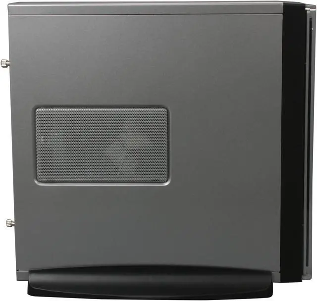 Alt view image 4 of 12 - Athenatech A100SC.200 Black/ Silver Steel Micro ATX Desktop Computer Case 200W Power Supply
