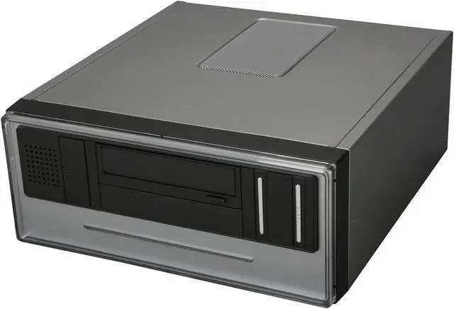 Alt view image 11 of 12 - Athenatech A100SC.200 Black/ Silver Steel Micro ATX Desktop Computer Case 200W Power Supply