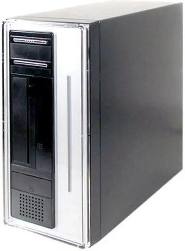 Main image of Athenatech Black Steel A100BB.200 Micro ATX Media Center / HTPC Case