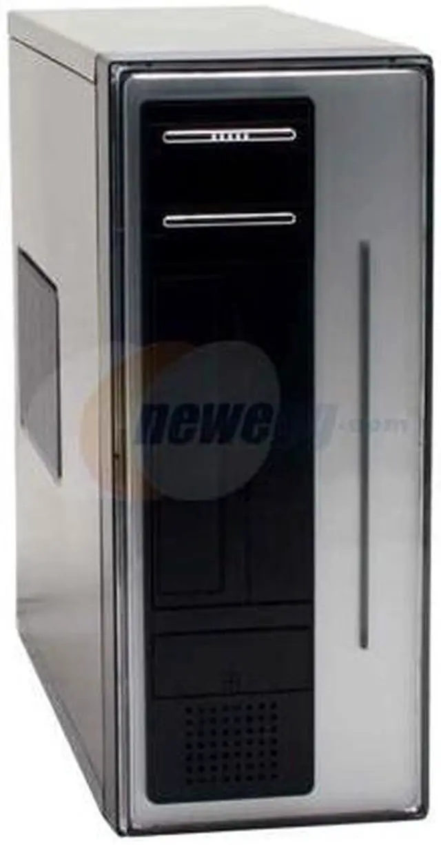 Alt view image 2 of 13 - Athenatech Black Steel A100BB.200 Micro ATX Media Center / HTPC Case