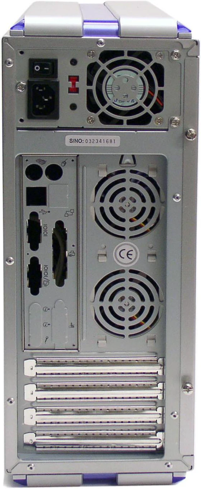 Athenatech A106SL.200 Silver/ Blue Computer Case - Newegg.com