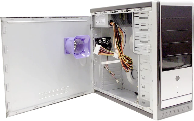 Athenatech A412BB.H350 Black / Silver Computer Case - Newegg.com