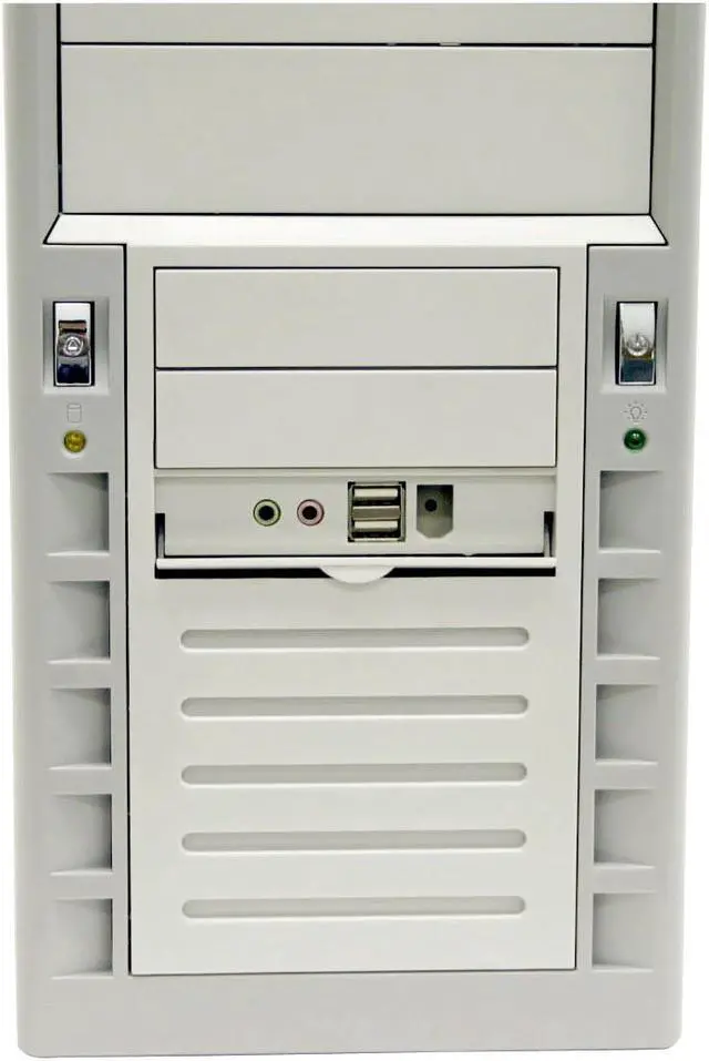 Athenatech A413WG.H350 Beige/Gray Computer Case - Newegg.com