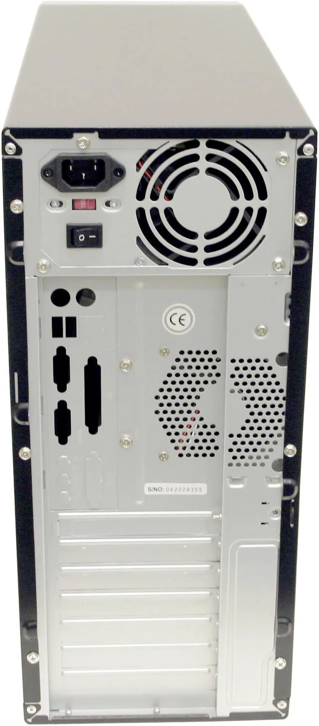 Athenatech A413BS.H350 Black/Silver Computer Case - Newegg.com