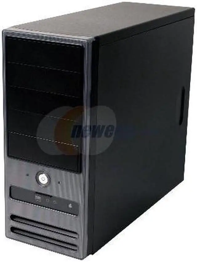 Alt view image 3 of 14 - Athenatech A416BS.H350 Black Steel ATX Mid Tower Computer Case 350W Power Supply