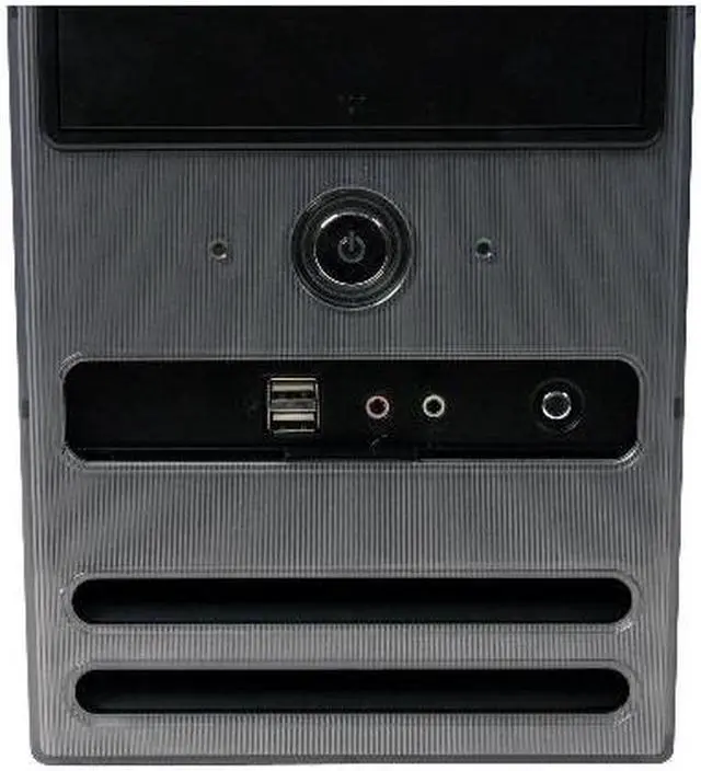 Alt view image 4 of 14 - Athenatech A416BS.H350 Black Steel ATX Mid Tower Computer Case 350W Power Supply