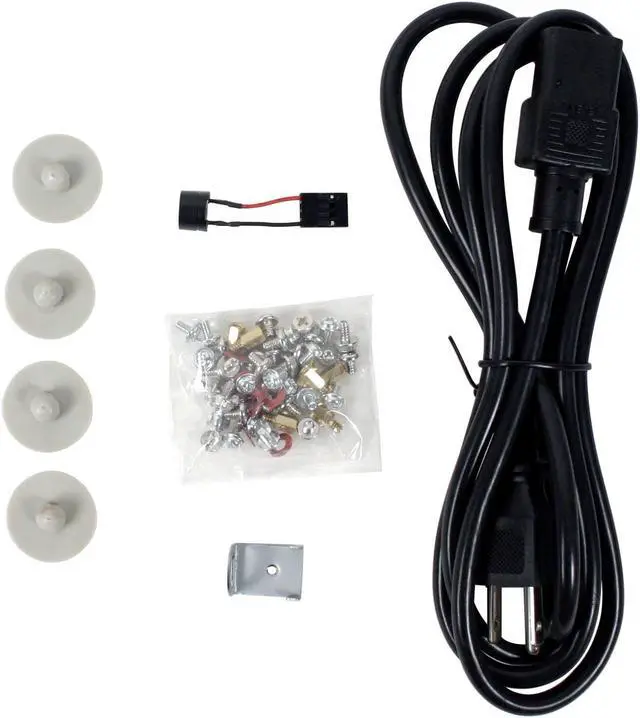 Alt view image 13 of 14 - Athenatech A416BS.H350 Black Steel ATX Mid Tower Computer Case 350W Power Supply