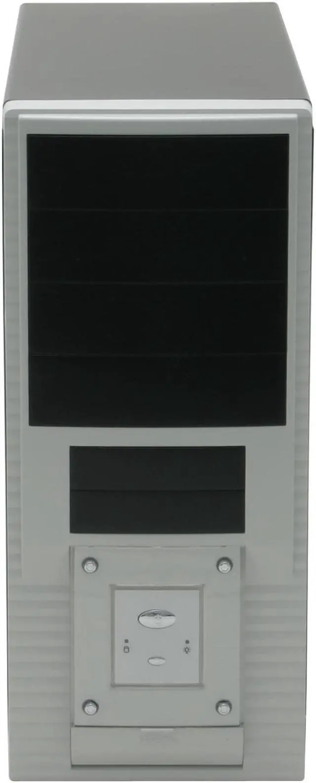Alt view image 2 of 12 - Athenatech A4202BG.X350 Black/Gray Steel ATX Mid Tower Computer Case 350W Power Supply