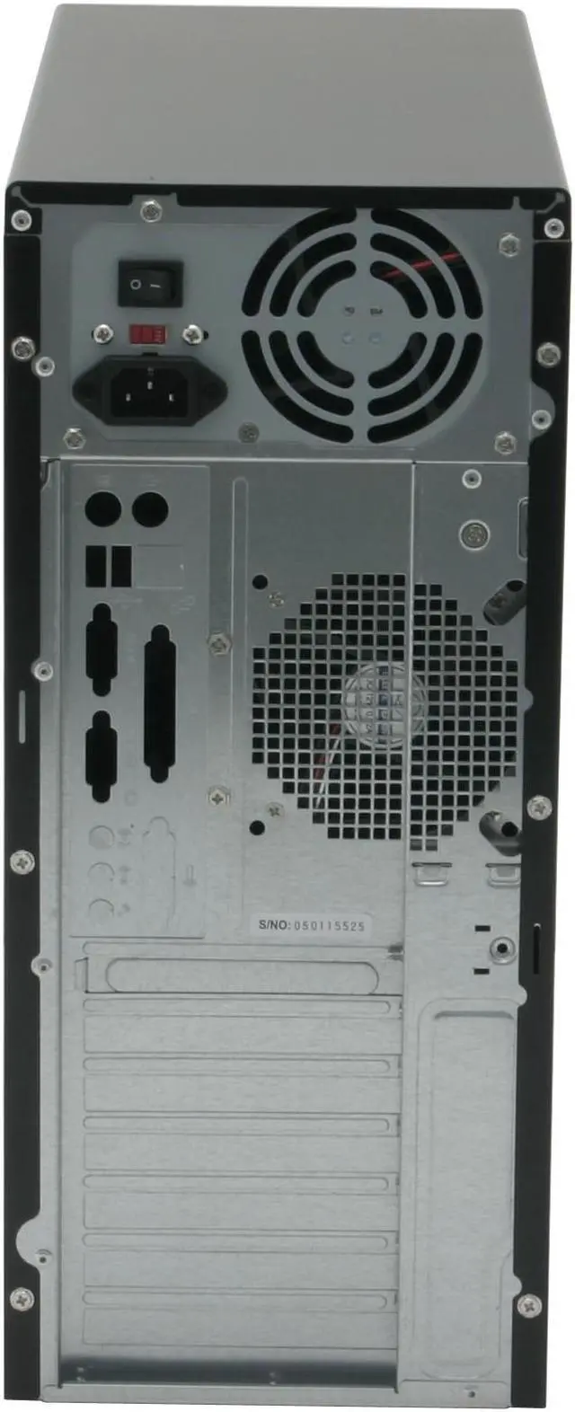 Alt view image 5 of 12 - Athenatech A4202BG.X350 Black/Gray Steel ATX Mid Tower Computer Case 350W Power Supply