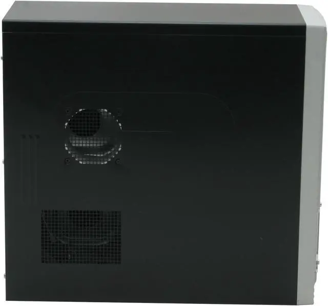 Alt view image 6 of 12 - Athenatech A4202BG.X350 Black/Gray Steel ATX Mid Tower Computer Case 350W Power Supply