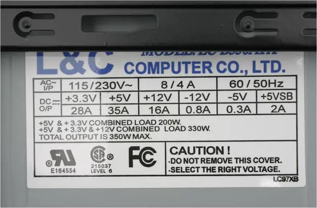 Alt view image 11 of 14 - Athenatech A4224BB.X350 Black Steel ATX Mid Tower Computer Case 350W Power Supply