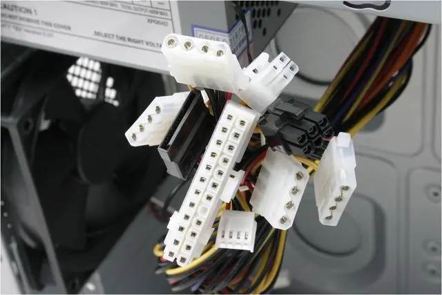 Alt view image 11 of 15 - Athenatech A602BS.400 Black/ Silver Steel ATX Mid Tower Computer Case 400W Power Supply