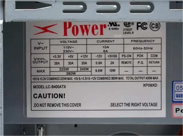 Alt view image 11 of 14 - Athenatech A301BS.400 Black / Silver Steel Micro ATX Mini Tower Computer Case 400W Power Supply