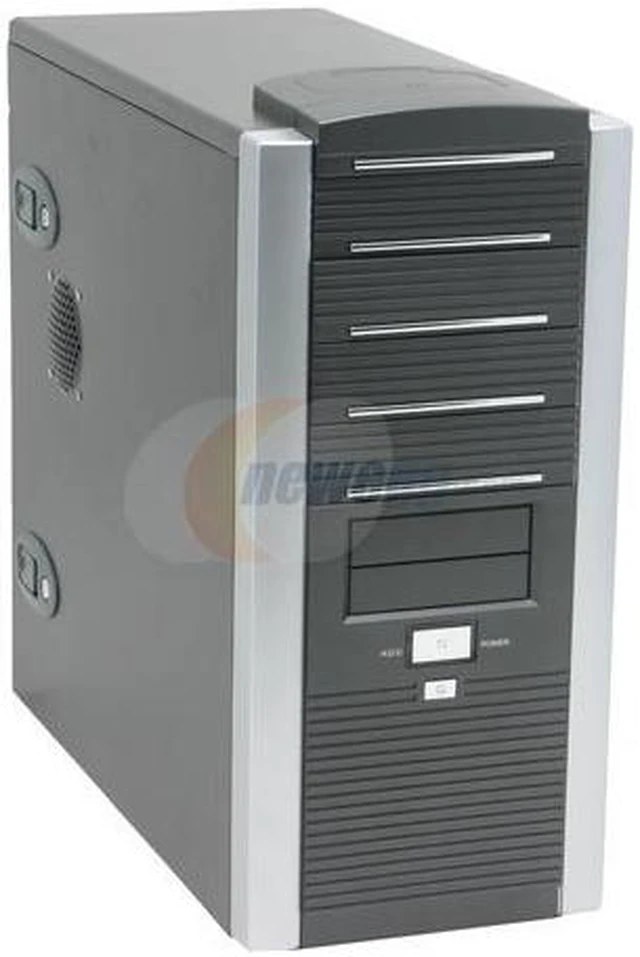 Athenatech A747CSC Charcoal/Silver Computer Case - Newegg.com