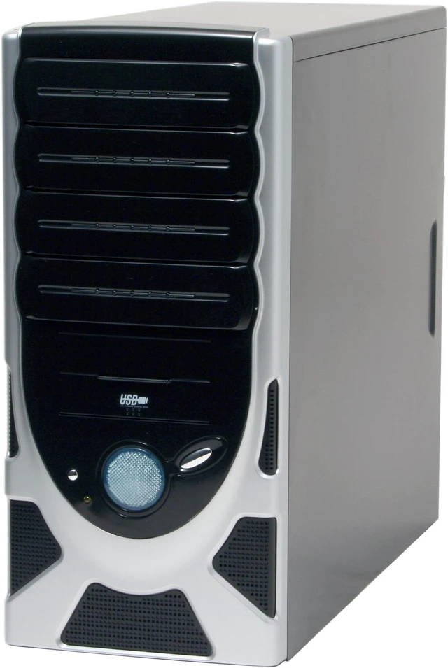 Athenatech A605BS.450 Black / Silver Computer Case - Newegg.com