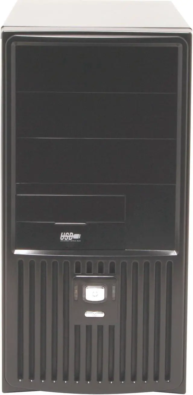 Alt view image 4 of 16 - Athenatech A3603BB.400 Black Steel Micro ATX Mini Tower Computer Case 400W Power Supply