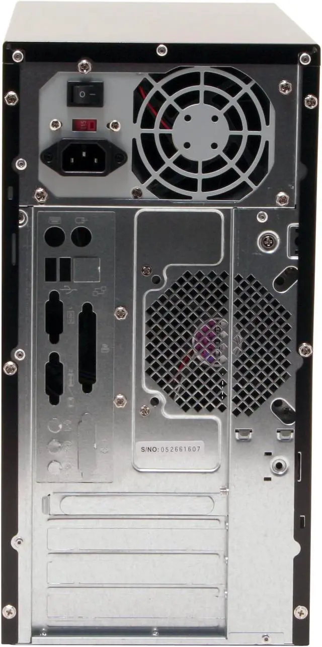 Alt view image 14 of 16 - Athenatech A3603BB.400 Black Steel Micro ATX Mini Tower Computer Case 400W Power Supply