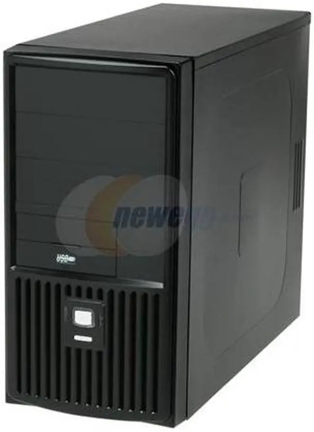 Alt view image 2 of 16 - Athenatech A3603BB.400 Black Steel Micro ATX Mini Tower Computer Case 400W Power Supply