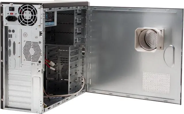 Alt view image 11 of 15 - Athenatech A412BB.400 Black / Silver Steel ATX Mid Tower Computer Case ATX 2.01v 400W
 Power Supply