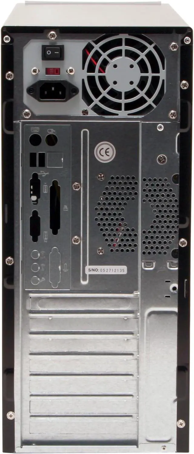 Alt view image 13 of 15 - Athenatech A412BB.400 Black / Silver Steel ATX Mid Tower Computer Case ATX 2.01v 400W
 Power Supply