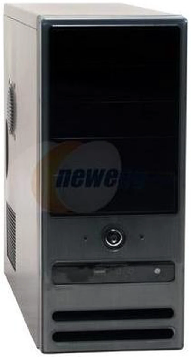 Main image of Athenatech A416BS.400 Black / Silver Steel ATX Mid Tower Computer Case 400W Power Supply
