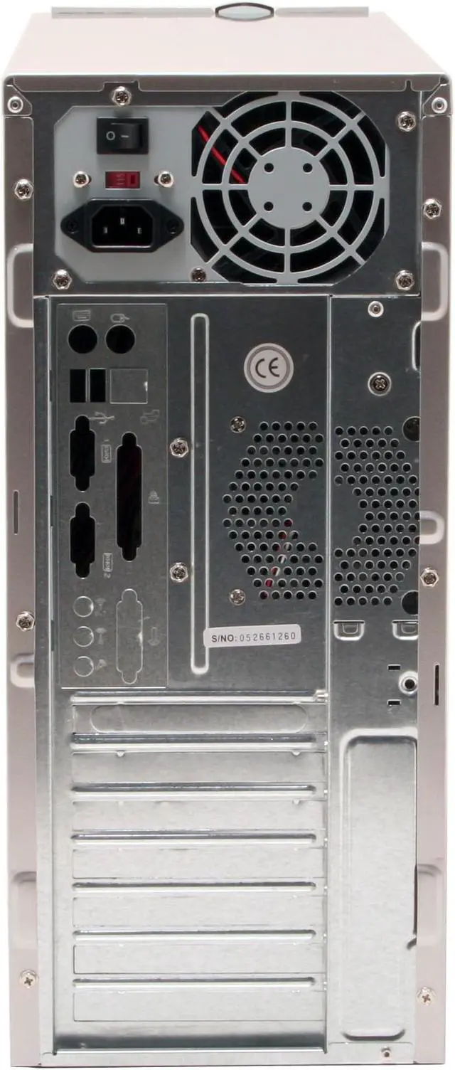 Alt view image 13 of 15 - Athenatech A449SL.400 Silver / Blue Steel ATX Mid Tower Computer Case 400W Power Supply