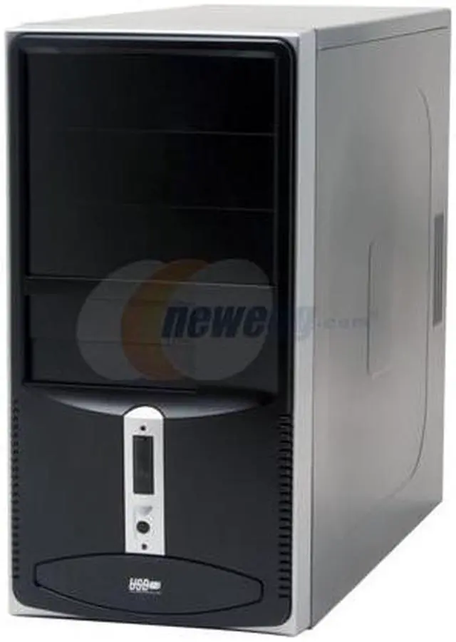 Alt view image 2 of 15 - Athenatech A3602BB.400 Black Steel Micro ATX Mid Tower Computer Case ATX 2.01v 400W (20+4-P, Dual +12V,2 x SATA Connectors) Power Supply