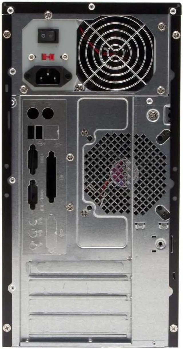 Alt view image 12 of 15 - Athenatech A3602BB.400 Black Steel Micro ATX Mid Tower Computer Case ATX 2.01v 400W (20+4-P, Dual +12V,2 x SATA Connectors) Power Supply