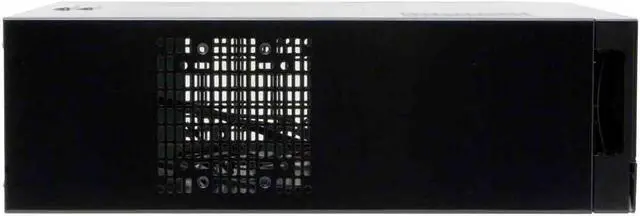 Alt view image 5 of 12 - Athenatech Black Aluminum Face Plate / Steel Chassis A3701BB ATX Media Center / HTPC Case