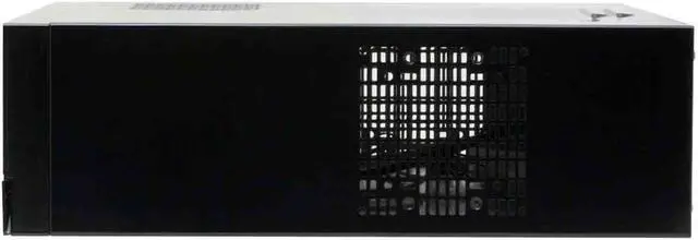 Alt view image 6 of 12 - Athenatech Black Aluminum Face Plate / Steel Chassis A3701BB ATX Media Center / HTPC Case