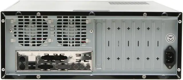 Alt view image 9 of 12 - Athenatech Black Aluminum / Steel Evo A3701BB.500 ATX Media Center / HTPC Case