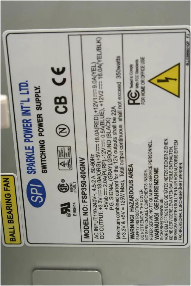 Alt view image 11 of 14 - Athenatech A100BB.350 Black / Silver Steel Micro ATX Desktop Computer Case SPI SFX 350W Power Supply