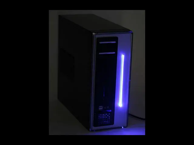 Alt view image 13 of 14 - Athenatech A100BB.350 Black / Silver Steel Micro ATX Desktop Computer Case SPI SFX 350W Power Supply