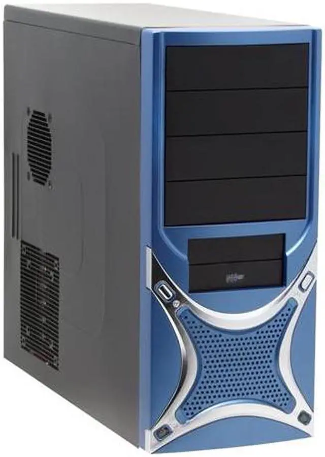 Athenatech A43K5BL.400 Black/ Blue Computer Case - Newegg.com