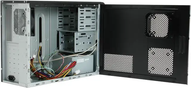 Alt view image 8 of 14 - Athenatech A6605BB.450 Black SECC Steel ATX Mini Tower Computer Case 450W Power Supply