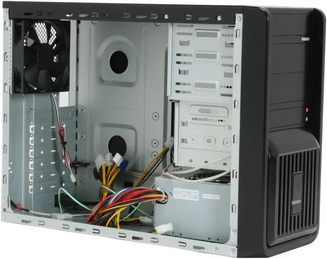 Alt view image 10 of 14 - Athenatech A6605BB.450 Black SECC Steel ATX Mini Tower Computer Case 450W Power Supply