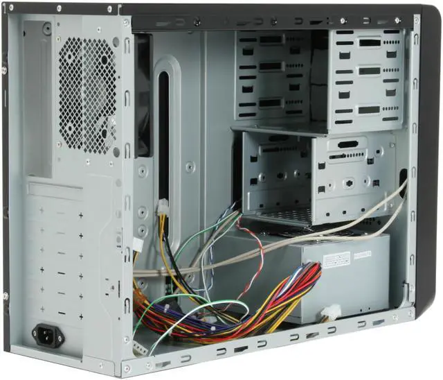 Alt view image 11 of 14 - Athenatech A6605BB.450 Black SECC Steel ATX Mini Tower Computer Case 450W Power Supply