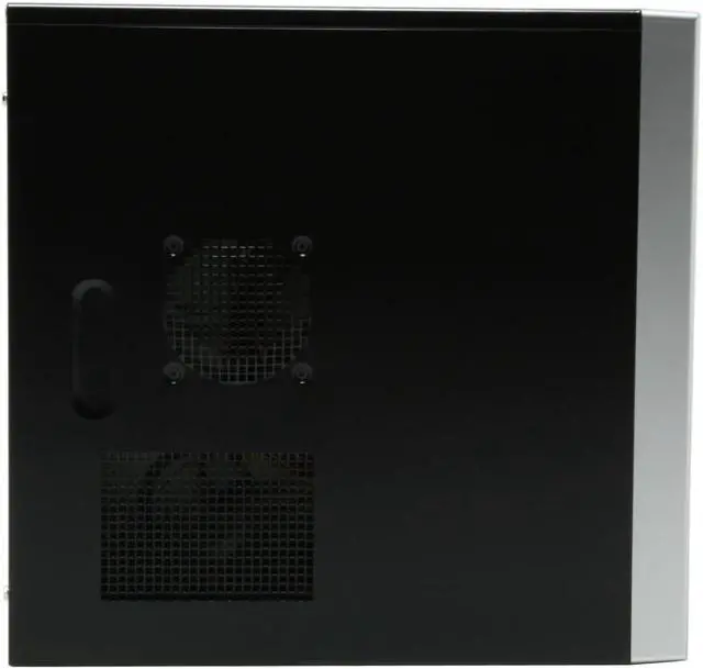 Alt view image 5 of 15 - Athenatech A301BS.450 Black / Silver Steel Micro ATX Mini Tower Computer Case 450W Power Supply