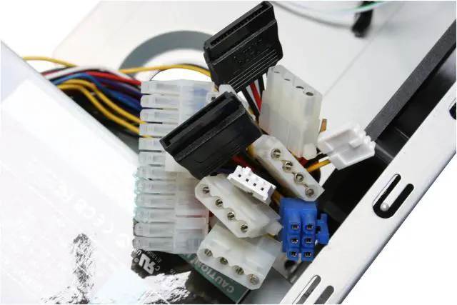 Alt view image 13 of 15 - Athenatech A301BS.450 Black / Silver Steel Micro ATX Mini Tower Computer Case 450W Power Supply