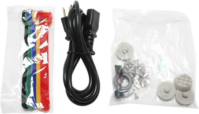 Alt view image 14 of 15 - Athenatech A301BS.450 Black / Silver Steel Micro ATX Mini Tower Computer Case 450W Power Supply