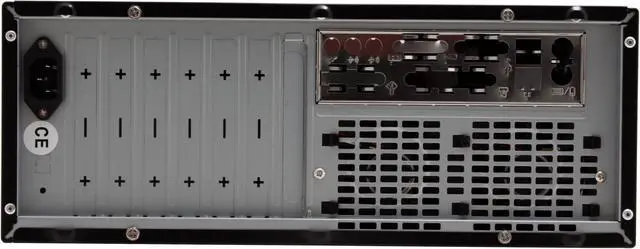 Alt view image 7 of 13 - Athenatech Black SECC Steel A3708BS.450 ATX Media Center / HTPC Case