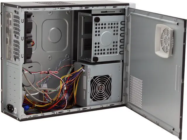 Alt view image 8 of 13 - Athenatech Black SECC Steel A3708BS.450 ATX Media Center / HTPC Case