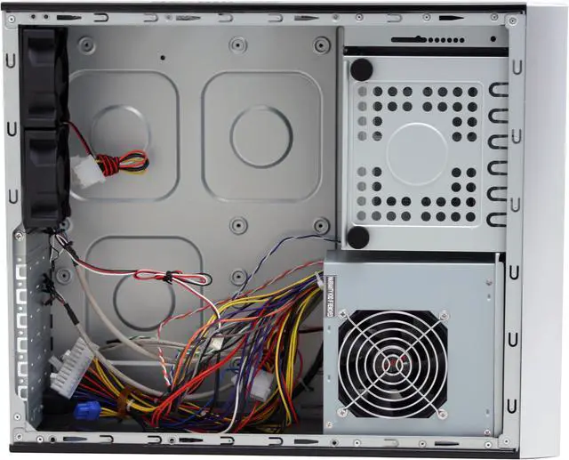 Alt view image 11 of 13 - Athenatech Black SECC Steel A3708BS.450 ATX Media Center / HTPC Case