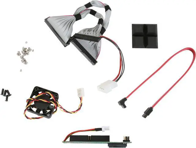 Alt view image 7 of 9 - Athenatech A1000BB.60 Black Steel Mini-ITX Desktop Computer Case 60W Power Supply