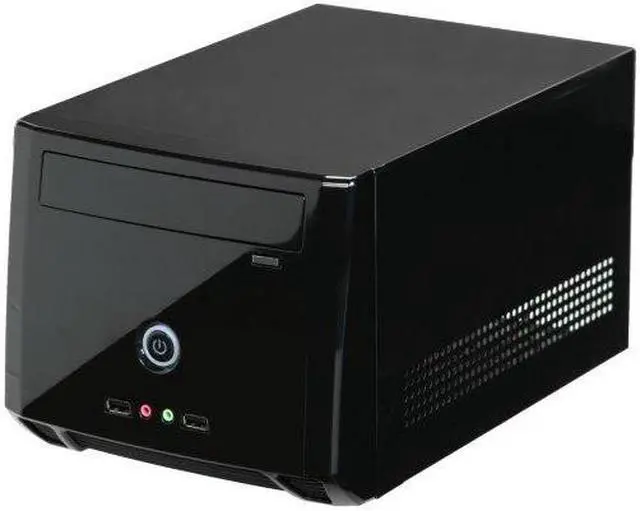 Alt view image 7 of 9 - Athenatech  A1089BB.150  Glossy Black  SECC Steel  Mini-ITX Tower  Computer Case150W  Power Supply with Glossy Black Front Panel