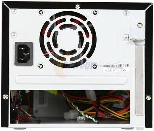 Alt view image 4 of 8 - Athenatech  A1089BR.150  Glossy Black  SECC Steel  Mini-ITX Tower  Computer Case150W  Power Supply with Red Front Panel