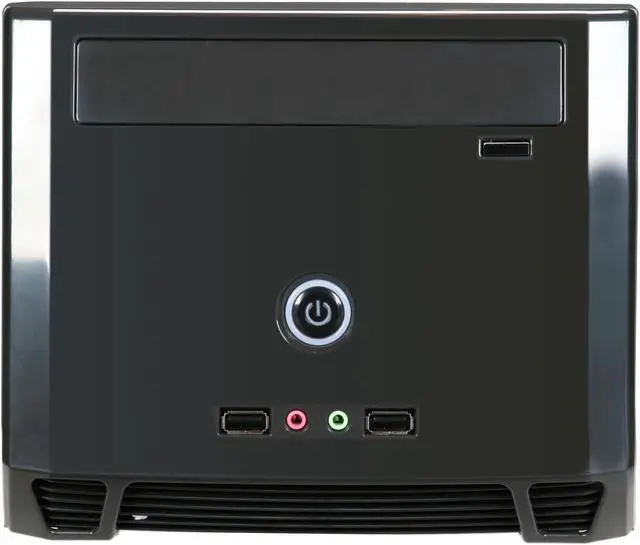 Alt view image 2 of 8 - Athenatech  A1089HG.150 SECC Steel  Mini-ITX Tower  Computer Case150W  Power Supply with Hairline Texture Body